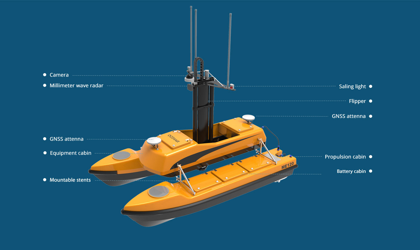 Convertible catamaran ME 120